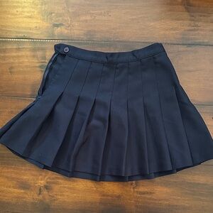 American Apparel Dark Blue Skater Skirt